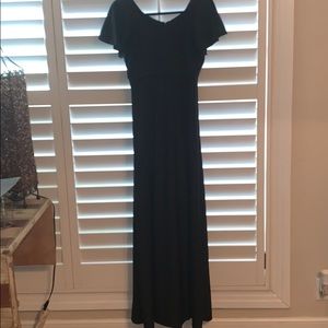 Full length black dress - Halloween or formal?